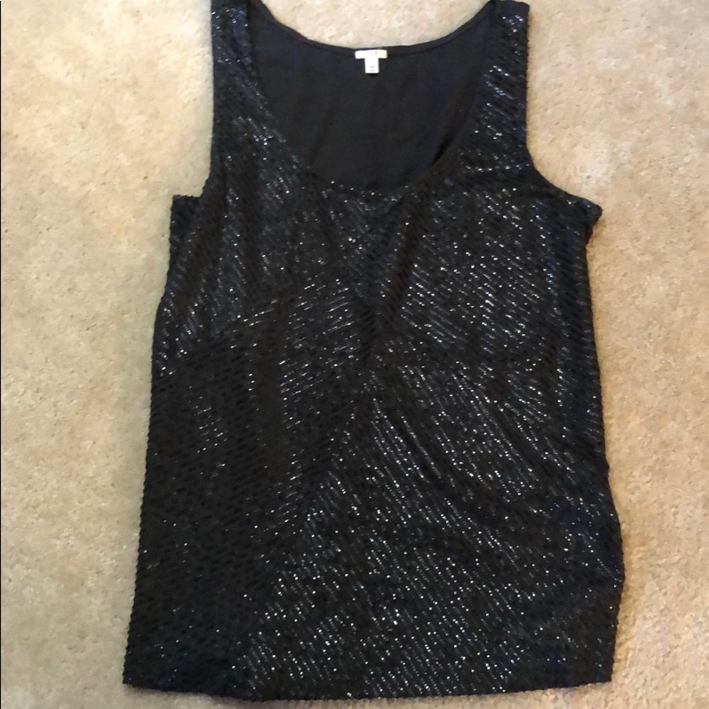 Jcrew cotton sequin tank